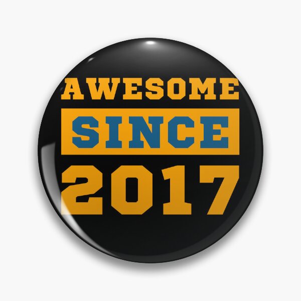 Item preview, Awesome Since 2017 designed and sold by Yallwofunart.