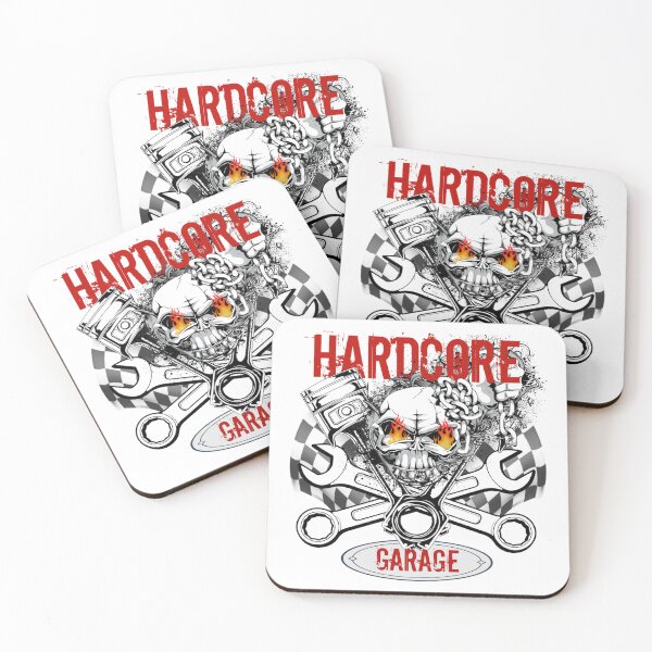 Item preview, Hardcore Garage - Skull Crossed Wrenches and Pistons designed and sold by Wilcox PhotoArt.