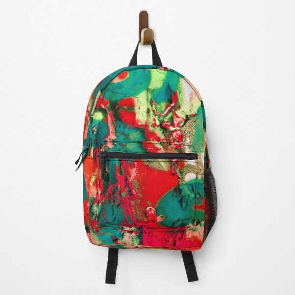 Item preview, Decorative colorful red green textured background - modern abstract pattern designed and sold by fowons.