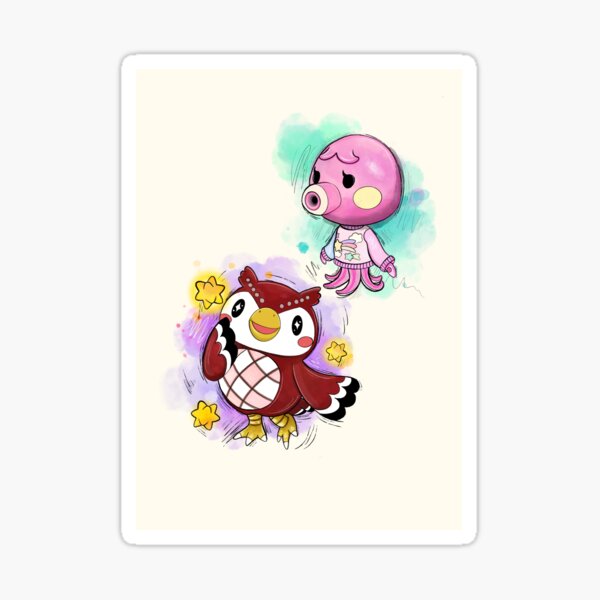 Watercolour Owl Design  Sticker for Sale by moss-fawn