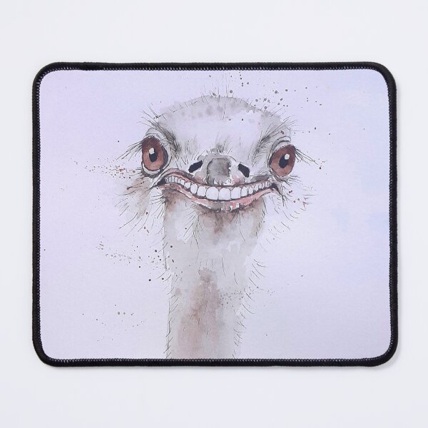 Item preview, Smiling Ostrich in watercolor designed and sold by Andreja's shop.