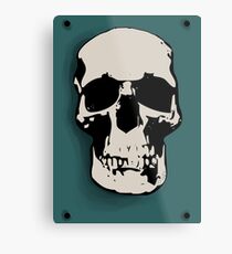Skull - Sherlock Metal Print