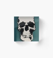 Skull - Sherlock Acrylic Block