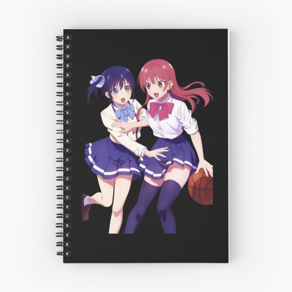 Artikelvorschau, Saki und Nagisa spielen Basketball - Kanojo mo Kanojo Classic. entworfen und verkauft von perysgseelig.