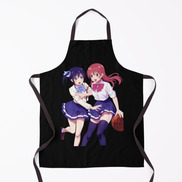 Item preview, Saki and Nagisa Playing Basketball - Kanojo mo Kanojo Classic . designed and sold by perysgseelig.