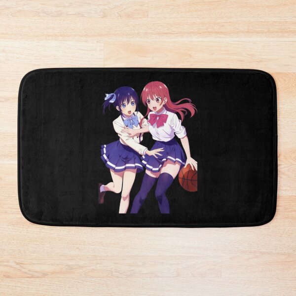 Item preview, Saki and Nagisa Playing Basketball - Kanojo mo Kanojo Classic . designed and sold by perysgseelig.