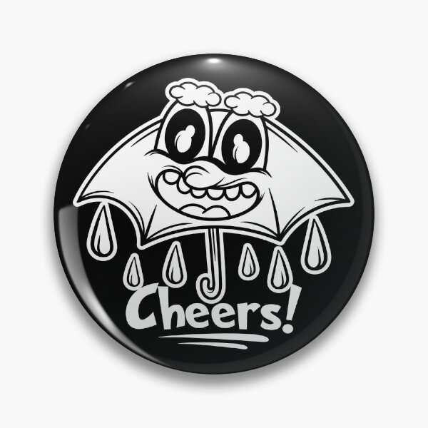 Item preview, Rainy Cheerss, happy, rain, cheer up, cheer, cute, rainy, cheerful, fun, weather, cartoon, cheers, love, rainy day, rainy  designed and sold by NAZIMNADIR.