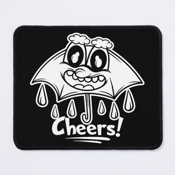 Item preview, Rainy Cheerss, happy, rain, cheer up, cheer, cute, rainy, cheerful, fun, weather, cartoon, cheers, love, rainy day, rainy designed and sold by NAZIMNADIR.