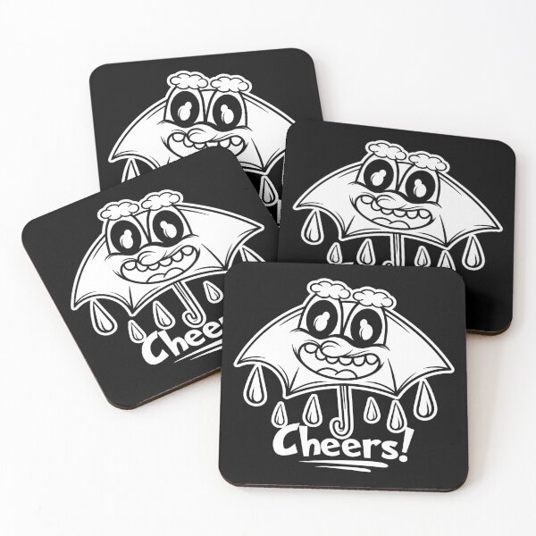 Item preview, Rainy Cheerss, happy, rain, cheer up, cheer, cute, rainy, cheerful, fun, weather, cartoon, cheers, love, rainy day, rainy  designed and sold by NAZIMNADIR.