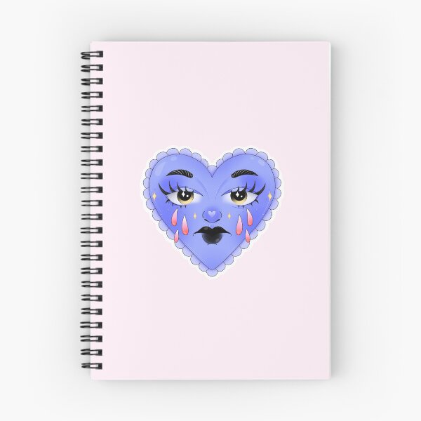 Item preview, Sad girl heart tattoo face  designed and sold by moss-fawn.