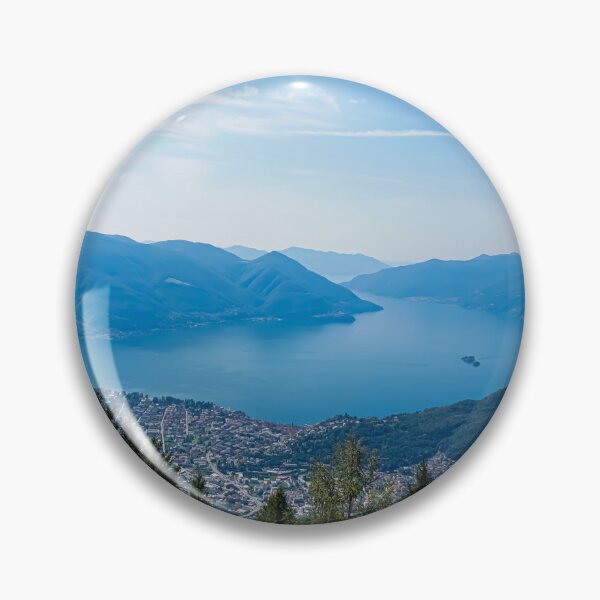 Item preview, View to Ascona and Italy with Maggia delta from Cardada mountain, Switzerland designed and sold by pisces2386.