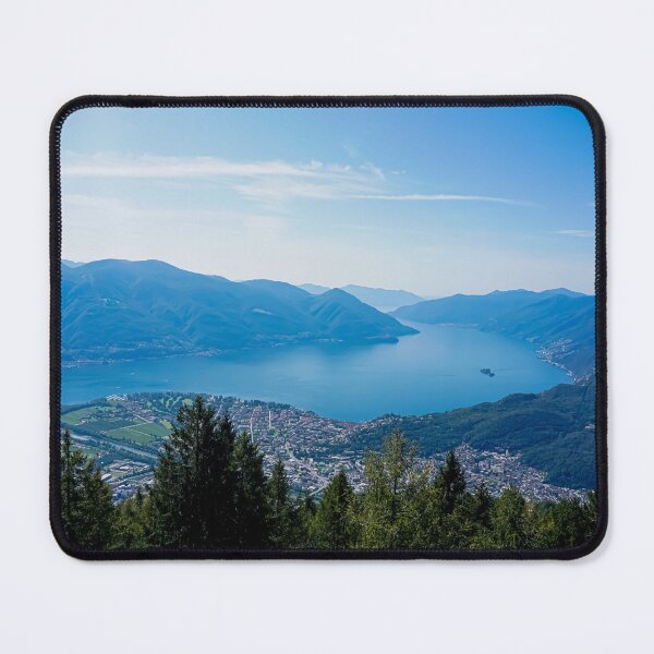 Item preview, View to Ascona and Italy with Maggia delta from Cardada mountain, Switzerland designed and sold by pisces2386.