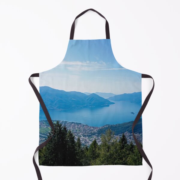 Item preview, View to Ascona and Italy with Maggia delta from Cardada mountain, Switzerland designed and sold by pisces2386.