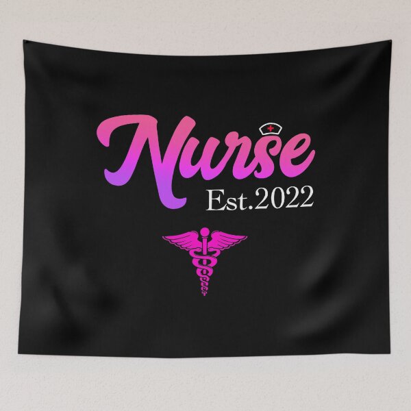 Item preview, Nurse Est 2021 RN Nursing School Graduation designed and sold by GreenFarm2022.