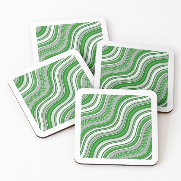 Item preview, Shades of Green Waves designed and sold by MelindaLedsome.