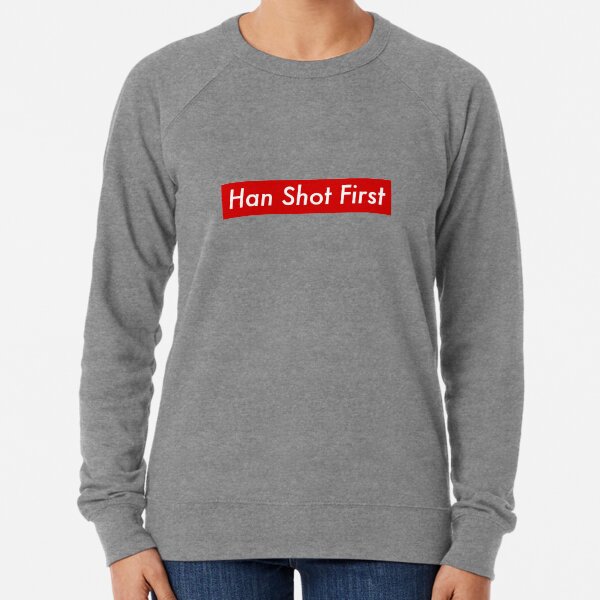 Supr eme Han Shot First Bogo Lightweight Sweatshirt