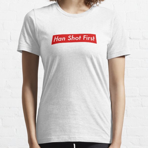 Supr eme Han Shot First Bogo Essential T-Shirt