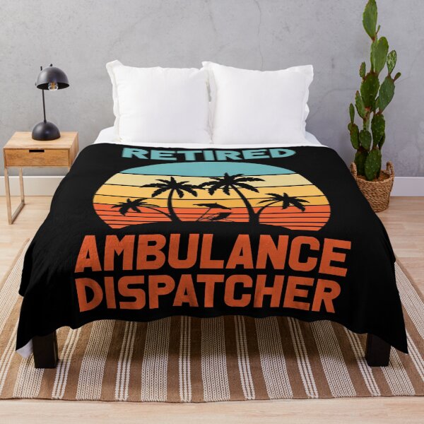 Item preview, Retired Ambulance Dispatcher - Retro Vintage Sunset designed and sold by Optix.