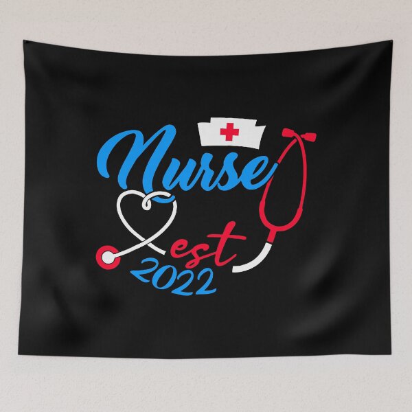 Item preview, Nurse Est 2021 RN Nursing School Graduation designed and sold by GreenFarm2022.
