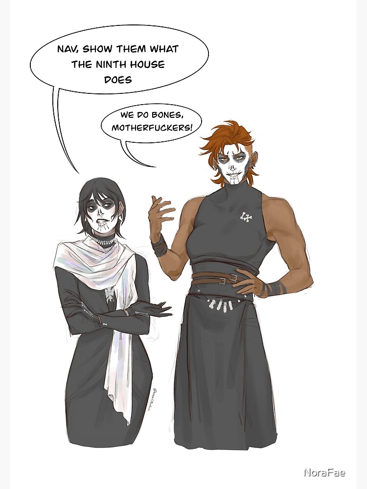 "Harrow and Gideon" Poster by NoraFae Redbubble