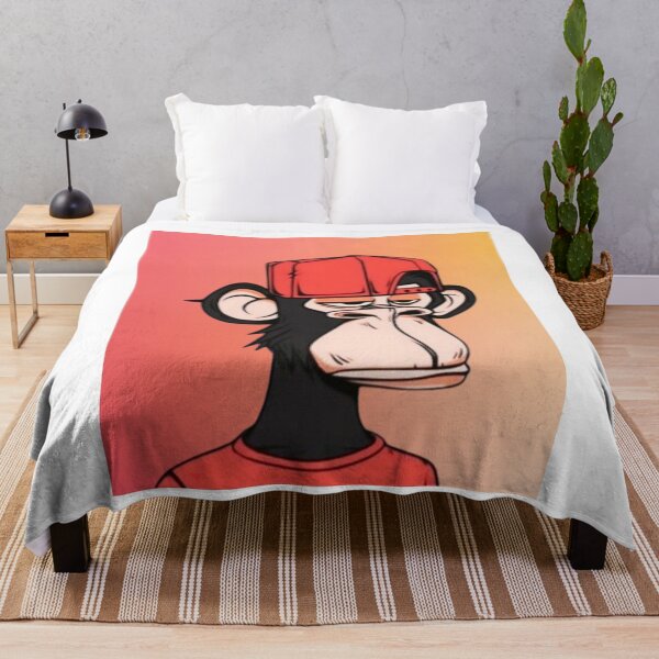 Item preview, Monkey NFT01 ,red hat Graphic  designed and sold by BabiDragon.