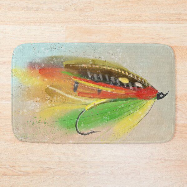 Item preview, Salmon Fly Watercolor designed and sold by hermitenvy.