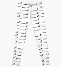 Airbus A380 Operators Illustration Leggings