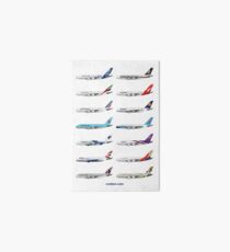 Airbus A380 Operators Illustration Art Board