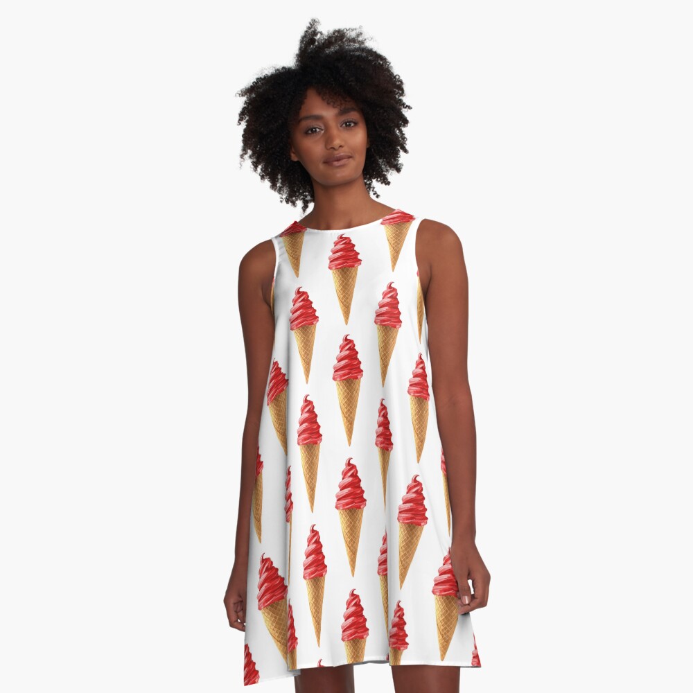 Ice cream 2025 cone dress womens