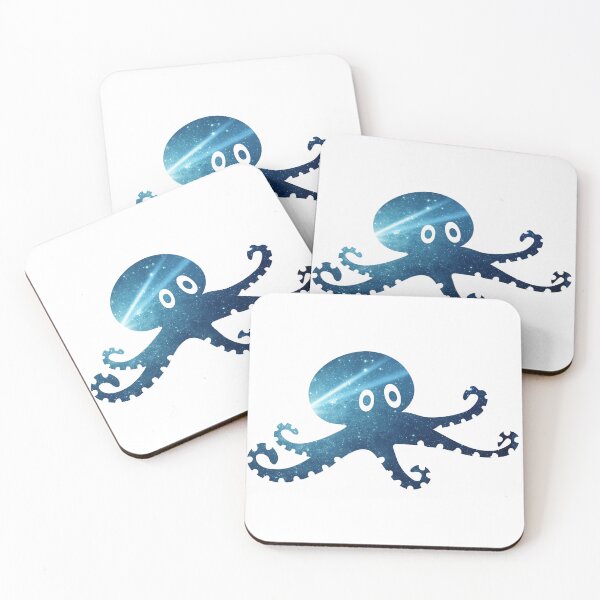 Item preview, blue octopus,white octopus, red octopus, green octopus,violet octopus designed and sold by DOsell.