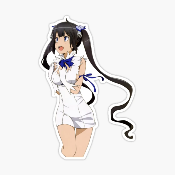 Hestia Waifu Danmachi Sticker for Sale by Mr Sticker