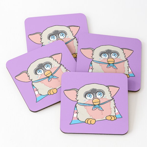 Item preview, Trans Pride Furby  designed and sold by spadesir.