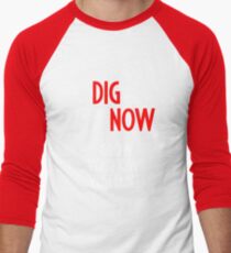 Dig for Victory Now - Grow your own vegetables Men's Baseball ¾ T-Shirt