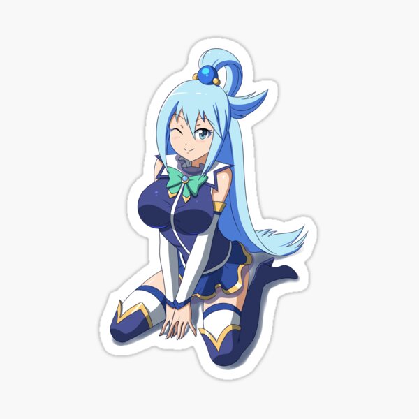 Cry-laugh with the Konosuba Cast: Hilarious Anime Print, Funny Tears of  Kazuma, Aqua, Megumin, and Darkness Sticker for Sale by NewOtaku64