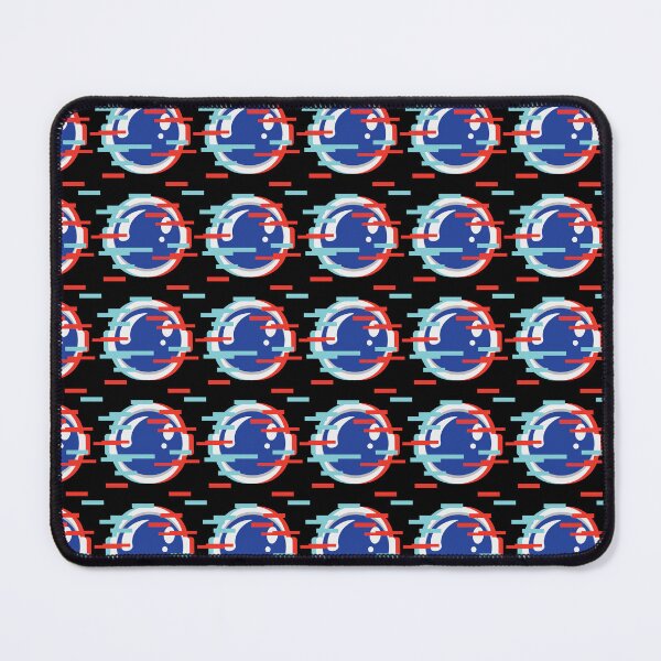 Aperçu de l'œuvre Motif d'astronaute glitch coloré créée et vendue par DefectivePortal.