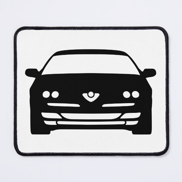 Item preview, Alfa Romeo GTV Spider Type 916 black silhouette designed and sold by EdimDesign.