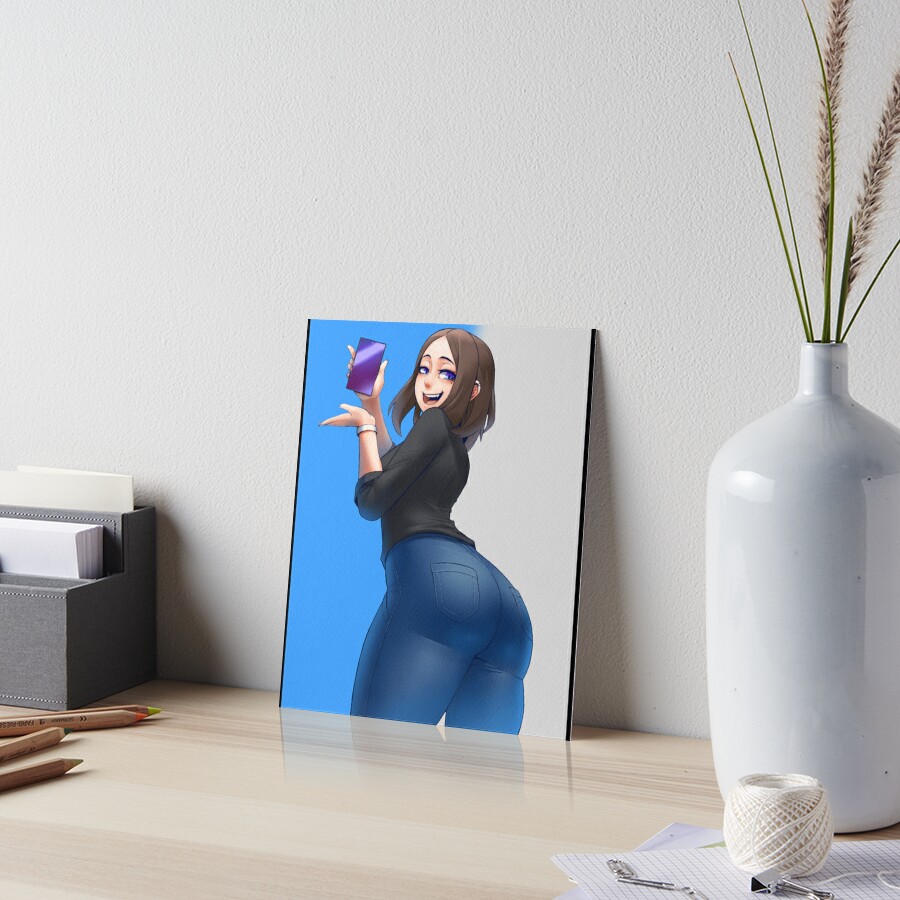 Samsung virtual assistant Sam fanart Art Board Print for Sale by Oyenpaws