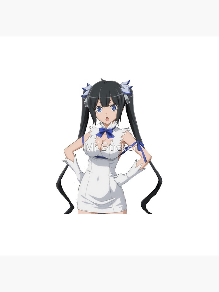 Hestia Waifu Danmachi Sticker for Sale by Mr Sticker