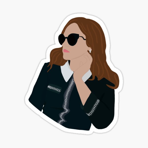 “Anna Delvey” Sticker by Mghillustration | Redbubble