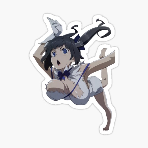 Hestia DanMachi Anime Girl Waifu Sticker for Sale by Spacefoxart