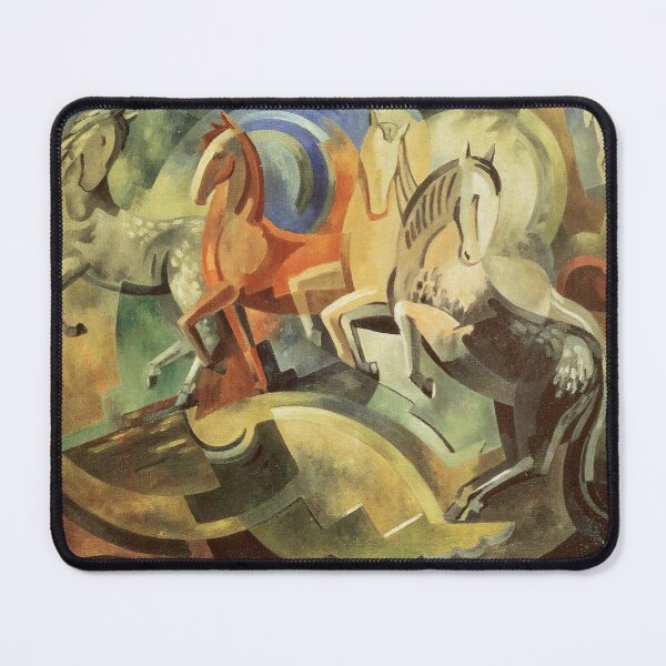 Item preview, Abstraction of Horses by Mainie Jellett 1939 designed and sold by LoveSeasonz.