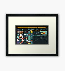 Control Interface Framed Print