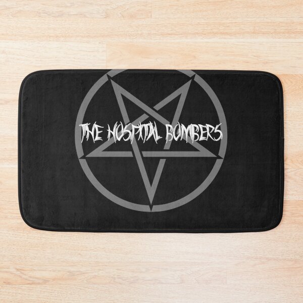 Item preview, The hospital bombers   hail satan! (grey and white) designed and sold by KinardBoone.