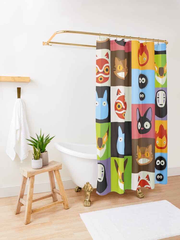 Alternate view of Miyazaki's Shower Curtain