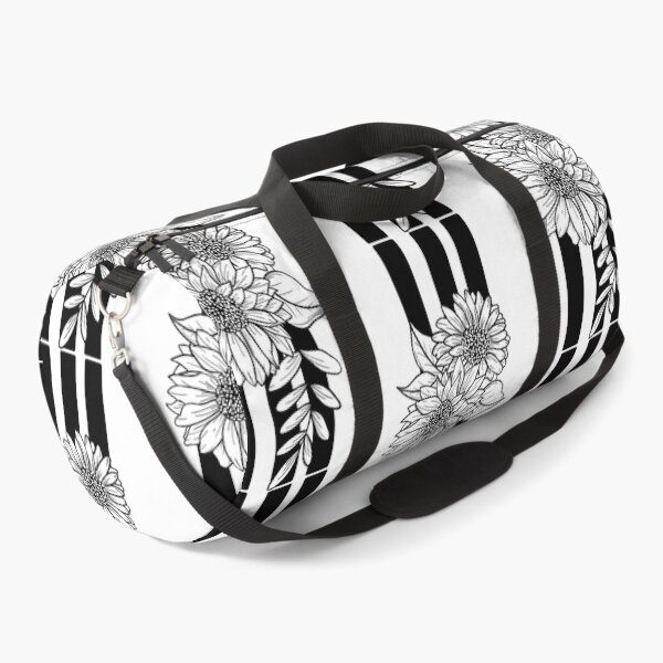 Item preview, Abstract flowers pattern, gift for flower lovers - black and white flowers designed and sold by shodark.