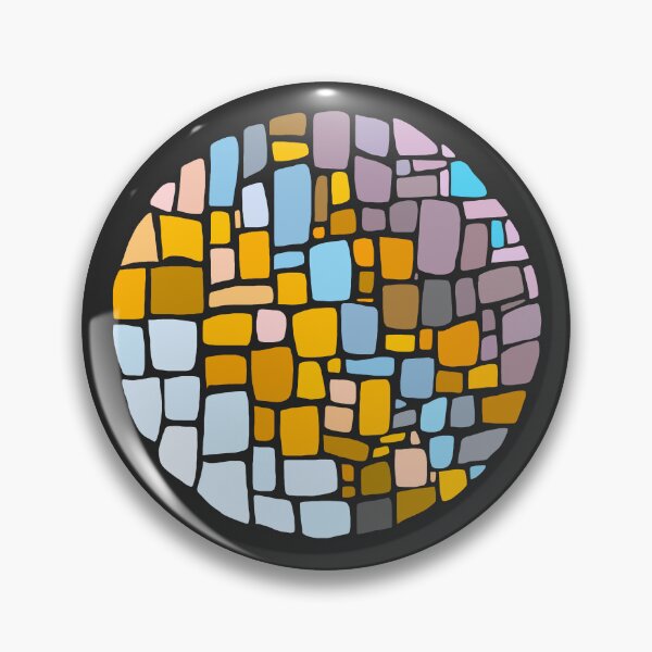 Item preview, Squared Irregular Tiles - Light Blue, Orange designed and sold by Chubuter.