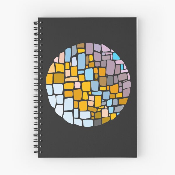 Item preview, Squared Irregular Tiles - Light Blue, Orange designed and sold by Chubuter.