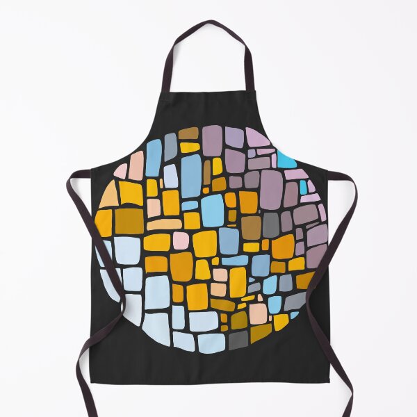 Item preview, Squared Irregular Tiles - Light Blue, Orange designed and sold by Chubuter.
