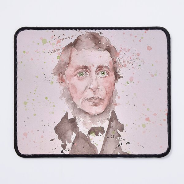 Item preview, Henry David Thoreau watercolor portrait designed and sold by Andreja's shop.
