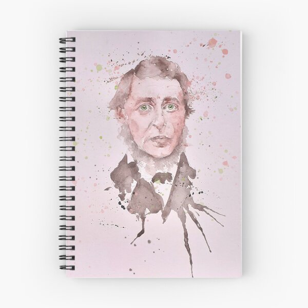 Item preview, Henry David Thoreau watercolor portrait designed and sold by Andreja's shop.